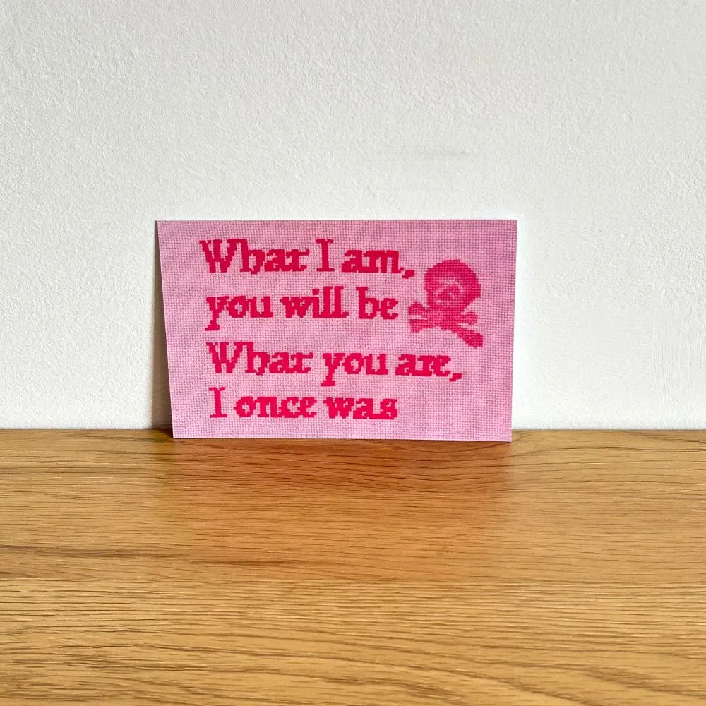 what i am, you will be What you are, I once was postcard mix and match bundle